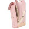 Růžový batoh CELTA Pink, zadní pohled detail otevřený