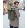 delfin olive green black detail man